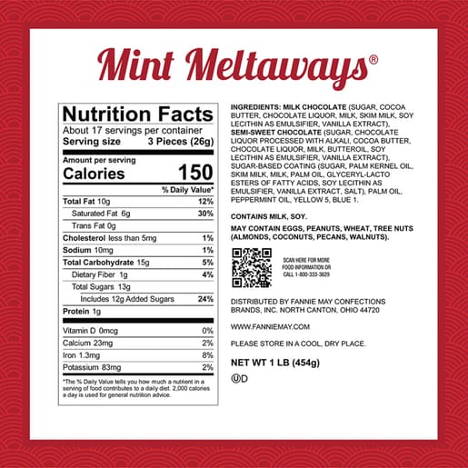 Mint Meltaways - 1lb - Signature Wrap