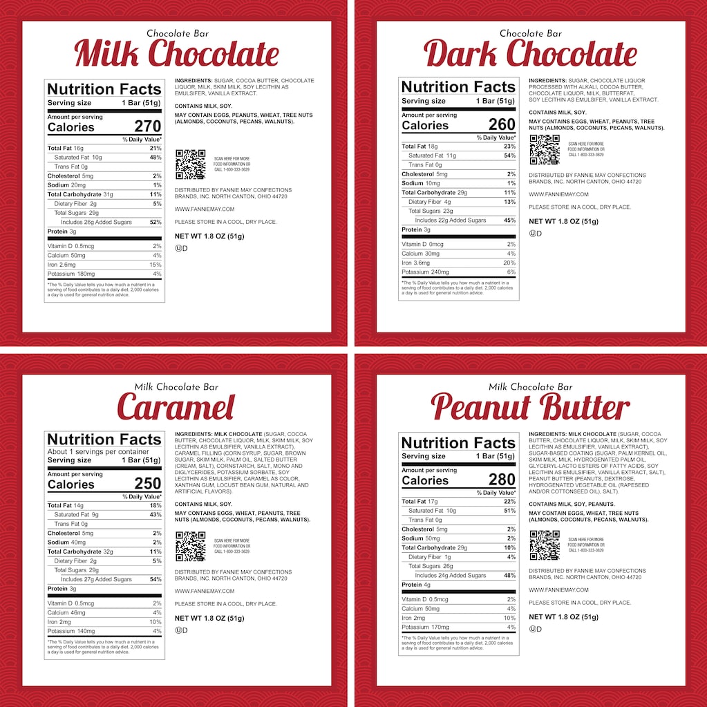 Chocolate Bar Variety Pack - 12 Bars