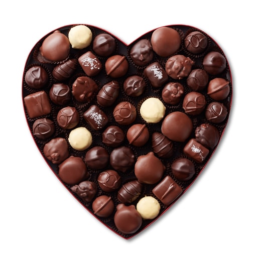 Fannie May Heart Chocolate Box - Assorted Chocolate Selections