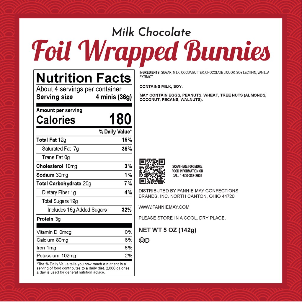 Foil Bunnies - 5oz- Gift Bag