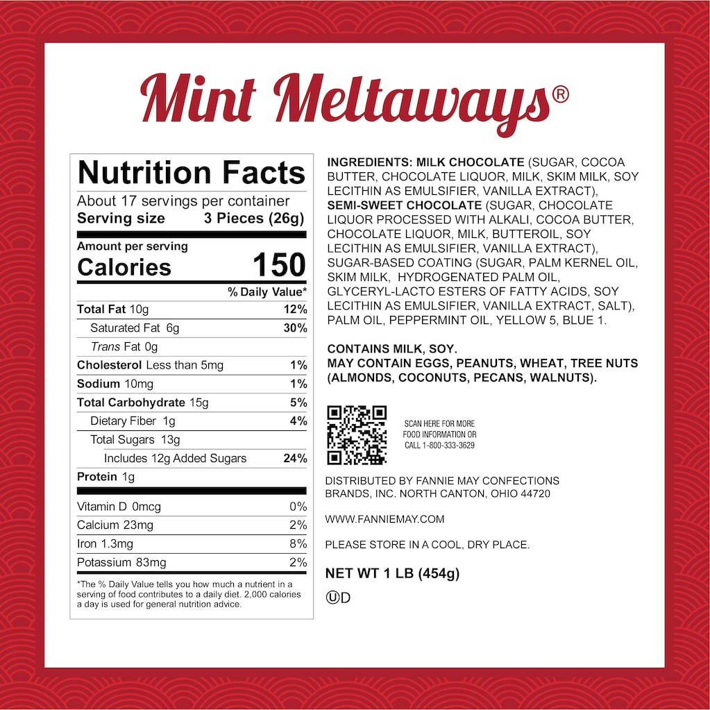Mint Meltaways - 1lb - Purple Stripe