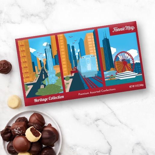Heritage Chocolate Collection - 12oz - Chicago Gift Box